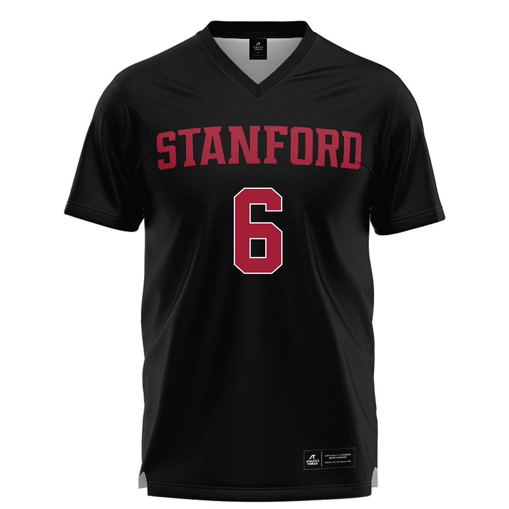 Stanford - NCAA Women's Lacrosse : Kaleigh Sommers - Black Lacrosse Jersey -0