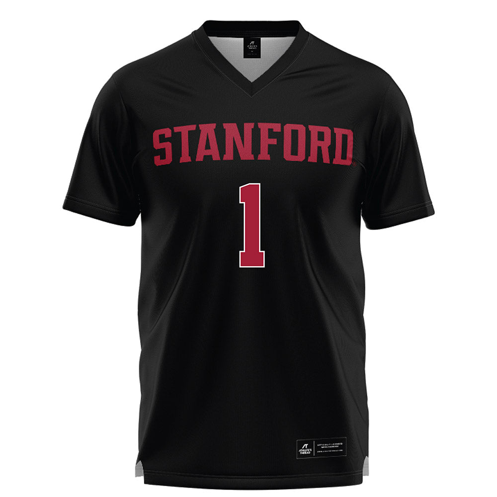 Stanford - NCAA Women's Lacrosse : Lucy Pearson - Black Lacrosse Jersey -0