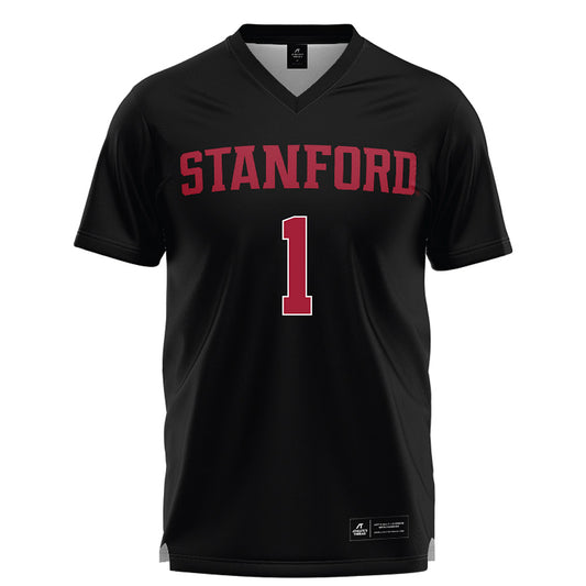 Stanford - NCAA Women's Lacrosse : Lucy Pearson - Black Lacrosse Jersey -0