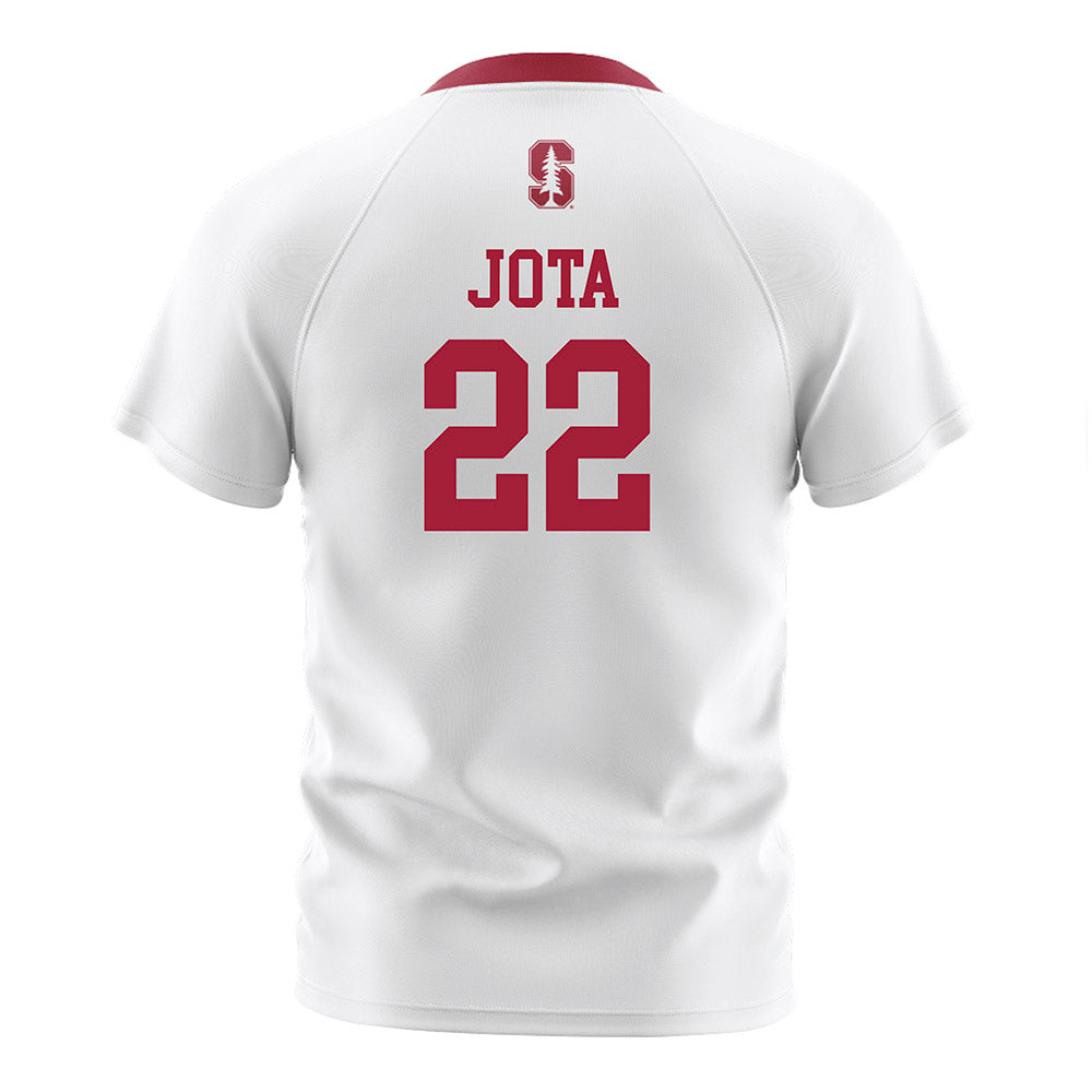 Stanford - NCAA Women's Soccer : Kaiya Jota - White Soccer Jersey-1