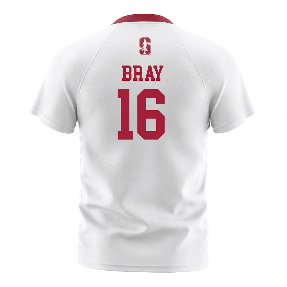 Stanford - NCAA Women's Soccer : Milly Bray - White Soccer Jersey-1