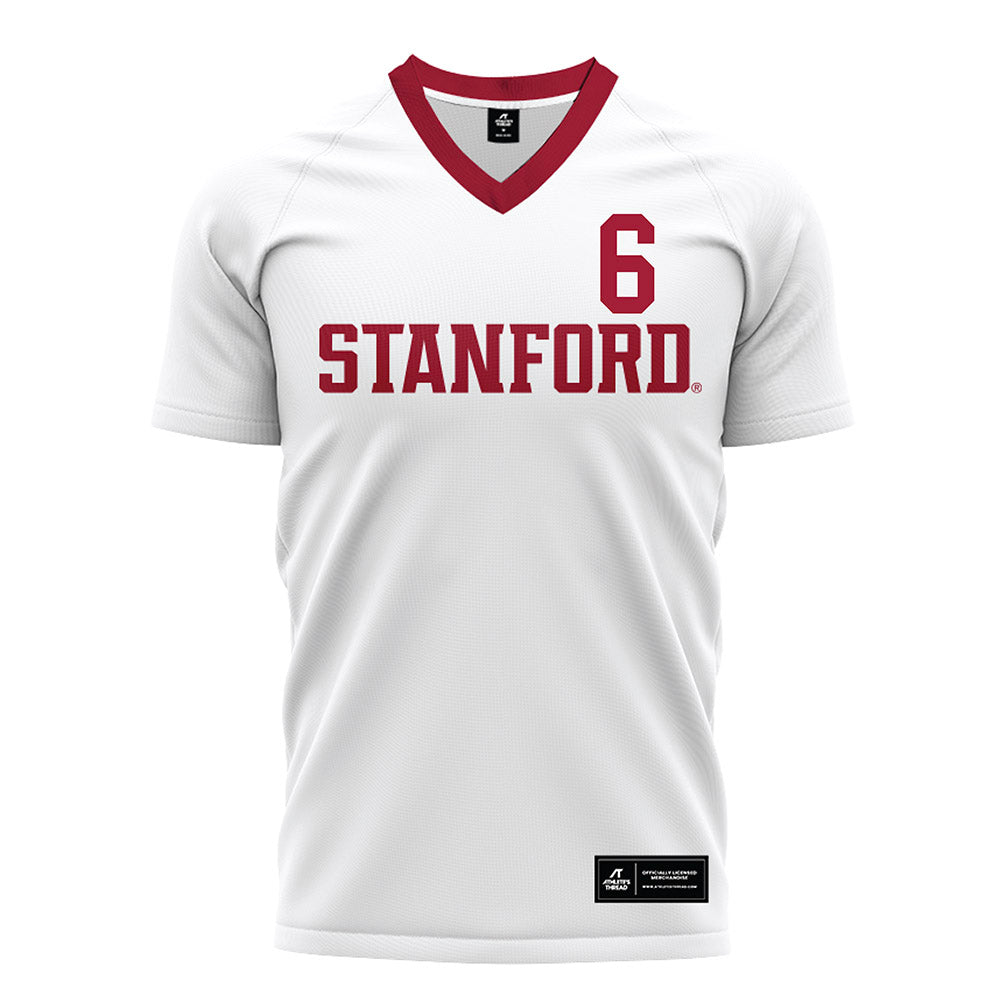 Stanford - NCAA Women's Soccer : Sophie Murdock - White Soccer Jersey-0