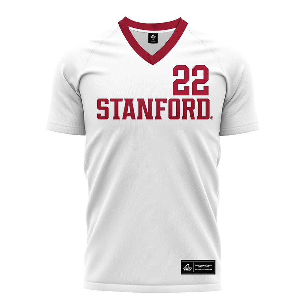 Stanford - NCAA Women's Soccer : Kaiya Jota - White Soccer Jersey-0