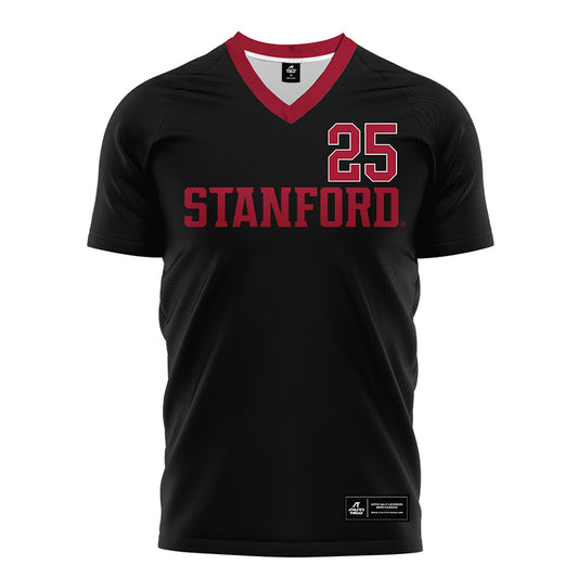 Stanford - NCAA Women's Soccer : Noe Johnson - Black Soccer Jersey-0