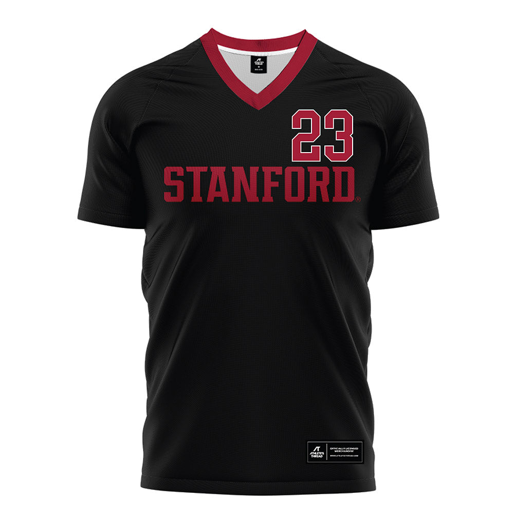 Stanford - NCAA Women's Soccer : Lily Freer - Black Soccer Jersey-0
