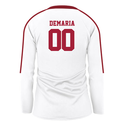 Stanford - NCAA Women's Volleyball : Kaci Demaria - White Volleyball Jersey-1