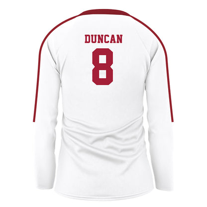 Stanford - NCAA Women's Volleyball : Sidney Duncan - White Volleyball Jersey-1