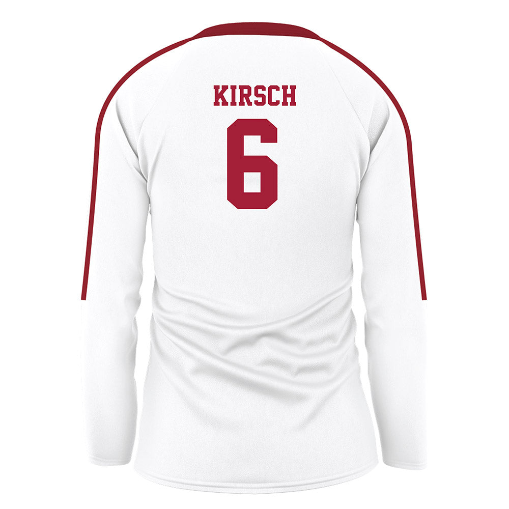 Stanford - NCAA Women's Volleyball : Koko Kirsch - White Volleyball Jersey-1