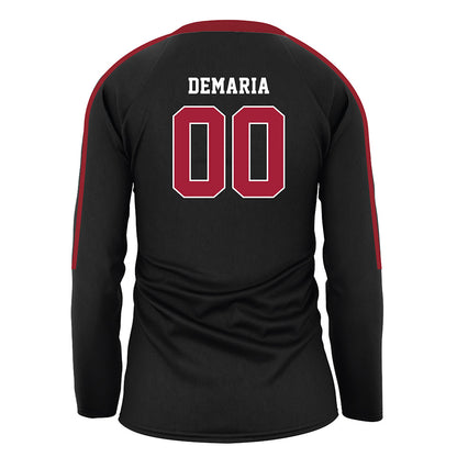 Stanford - NCAA Women's Volleyball : Kaci Demaria - Black Volleyball Jersey-1