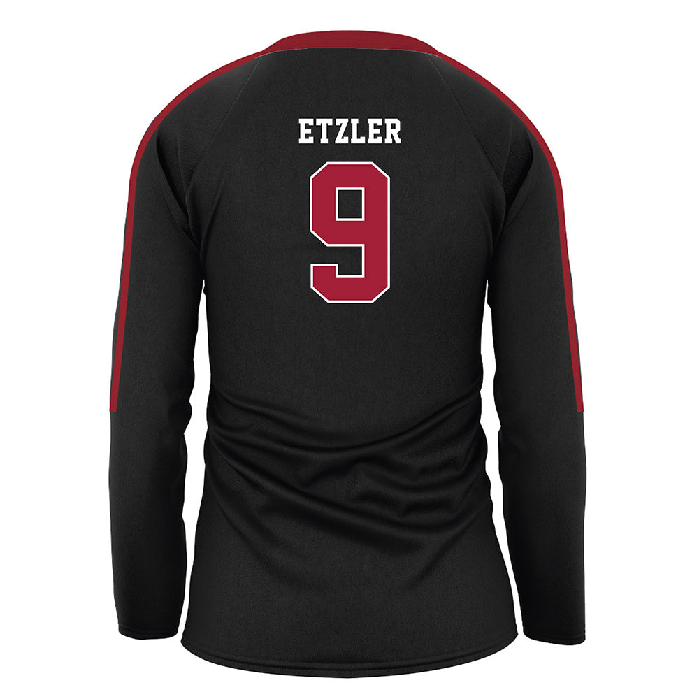 Stanford - NCAA Women's Volleyball : Spencer Etzler - Black Volleyball Jersey-1