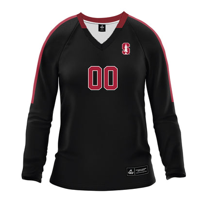 Stanford - NCAA Women's Volleyball : Kaci Demaria - Black Volleyball Jersey-0