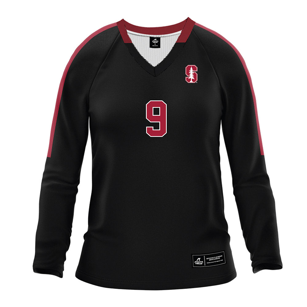 Stanford - NCAA Women's Volleyball : Spencer Etzler - Black Volleyball Jersey-0