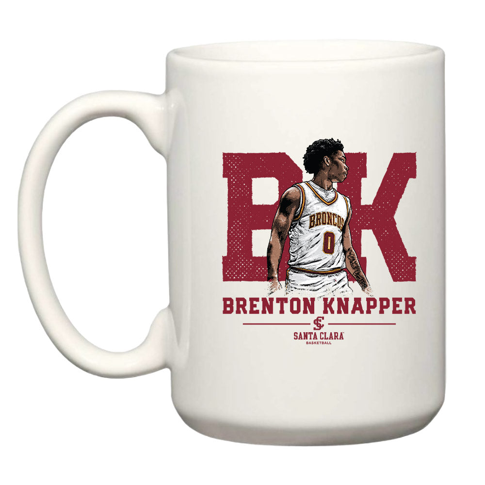 SCU - NCAA Men's Basketball : Brenton Knapper - Coffee Mug