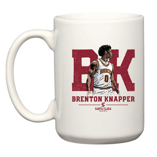 SCU - NCAA Men's Basketball : Brenton Knapper - Coffee Mug