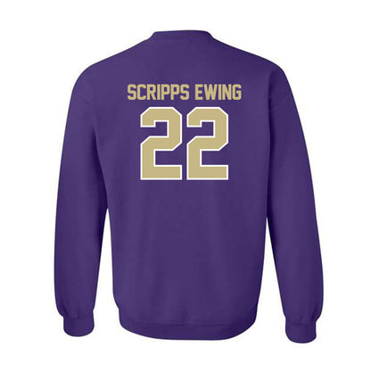 Albion - NCAA Men's Soccer : Connor Scripps Ewing - Classic Shersey Crewneck Sweatshirt-1