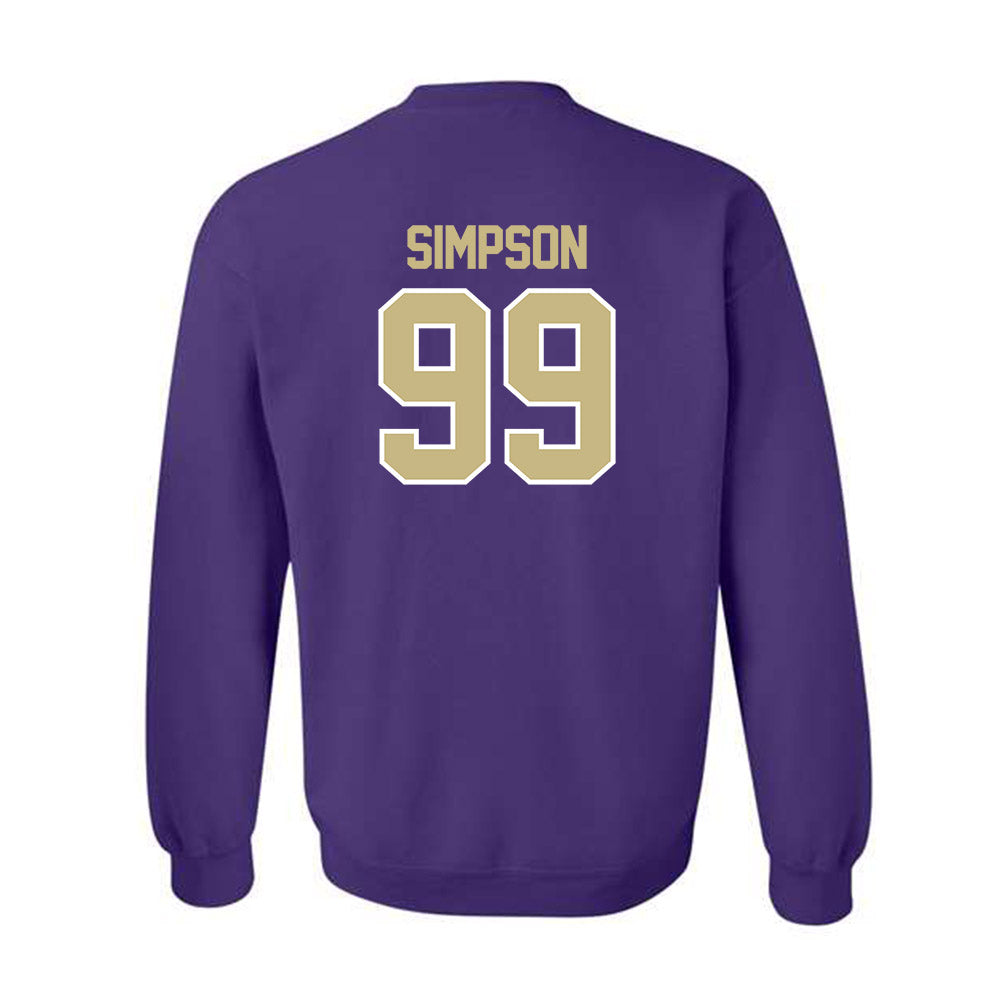 Albion - NCAA Football : Tayshaun Simpson - Classic Shersey Crewneck Sweatshirt-1