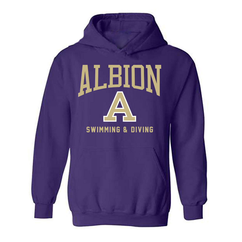 Albion - NCAA Women's Swimming & Diving : Kaitlyn Kreb - Classic Shersey Hooded Sweatshirt-0