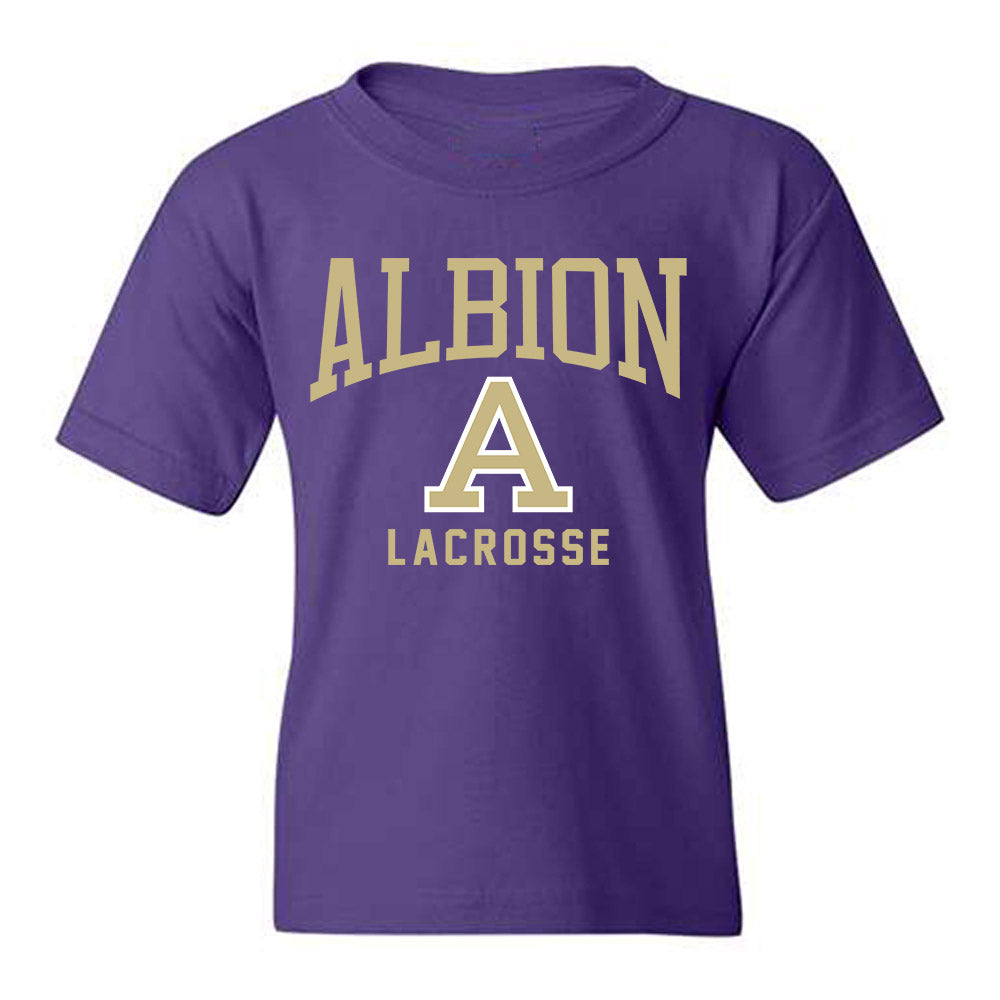 Albion - NCAA Men's Lacrosse : Matthew Compton - Classic Shersey Youth T-Shirt-0