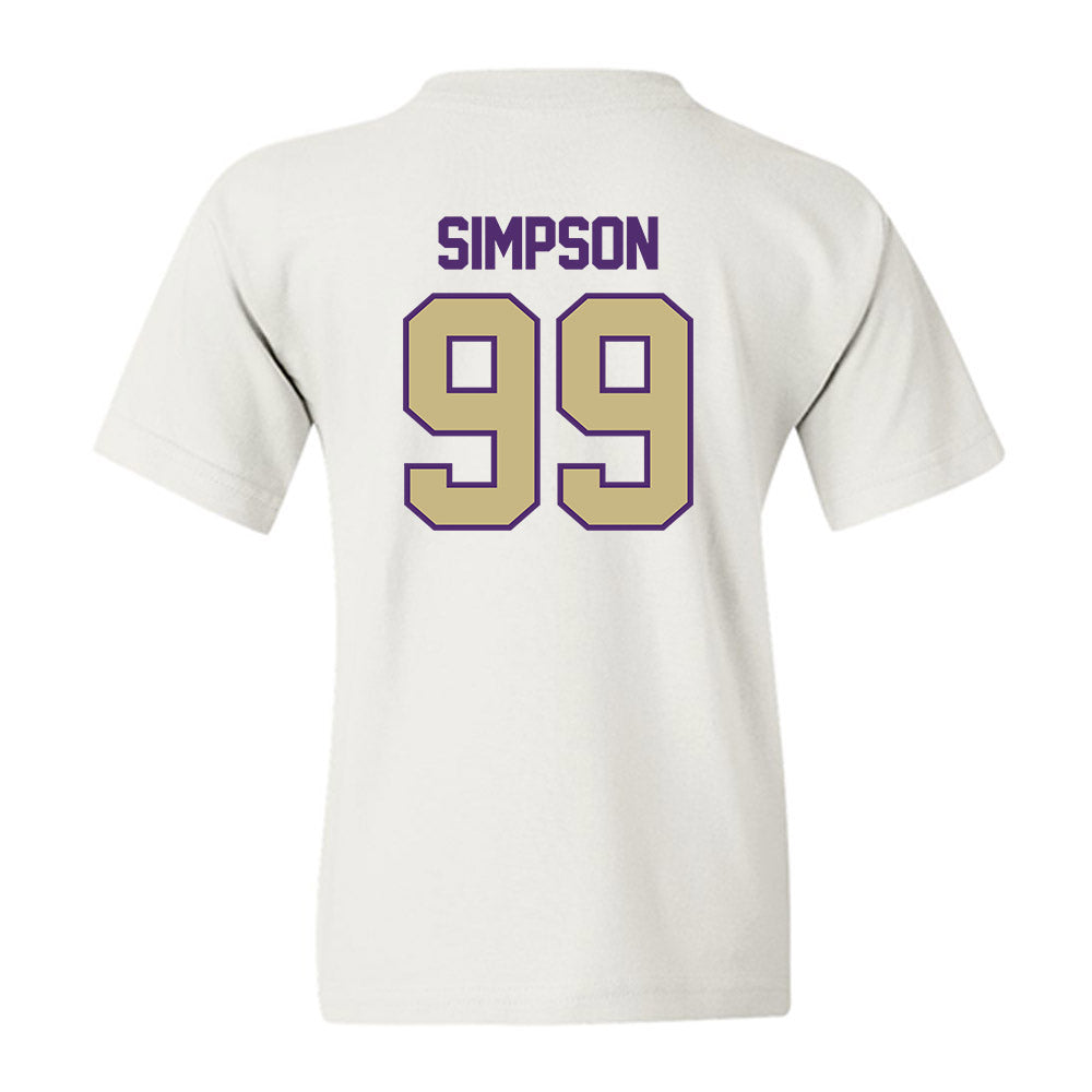 Albion - NCAA Football : Tayshaun Simpson - Classic Shersey Youth T-Shirt-1