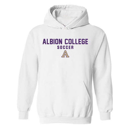 Albion - NCAA Men's Soccer : Simone Folino - Classic Shersey Hooded Sweatshirt-0