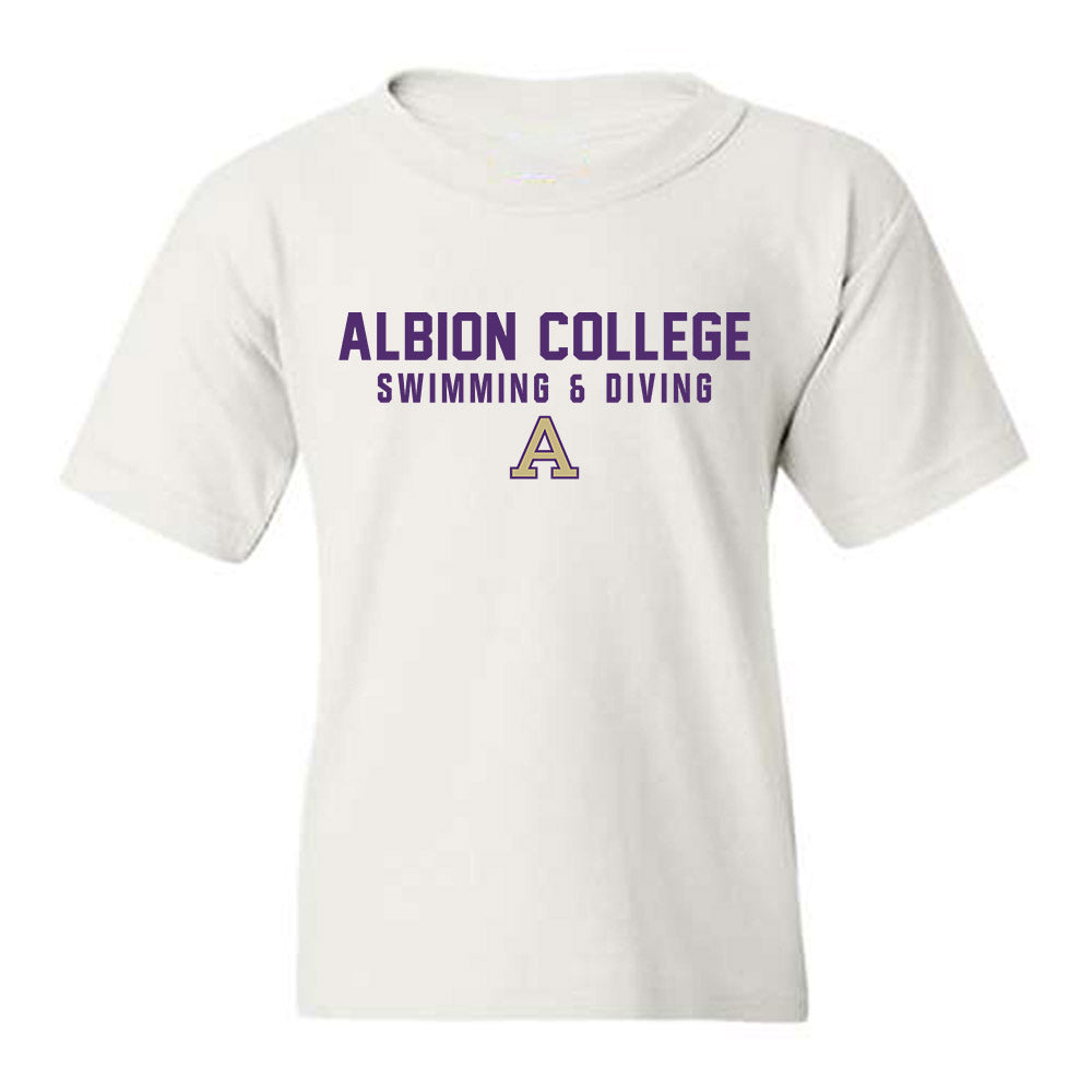Albion - NCAA Men's Swimming & Diving : Will Pentland - Classic Shersey Youth T-Shirt-0