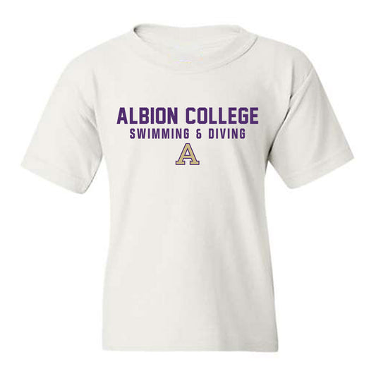 Albion - NCAA Men's Swimming & Diving : Will Pentland - Classic Shersey Youth T-Shirt-0