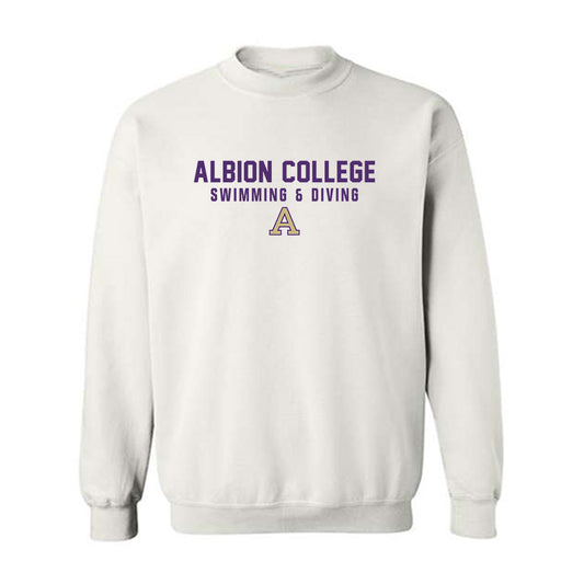 Albion - NCAA Women's Swimming & Diving : Kaitlyn Kreb - Classic Shersey Crewneck Sweatshirt-0