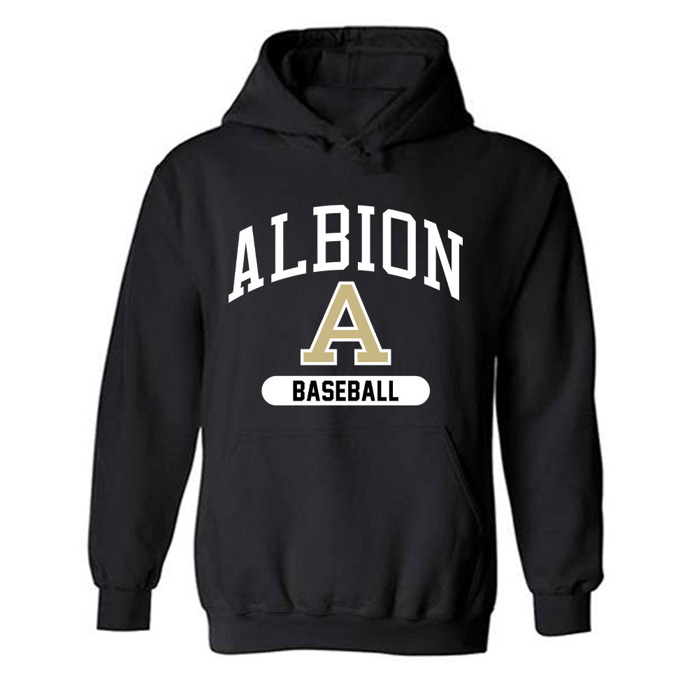 Albion - NCAA Baseball : Tyler Bronczyk - Classic Shersey Hooded Sweatshirt-0