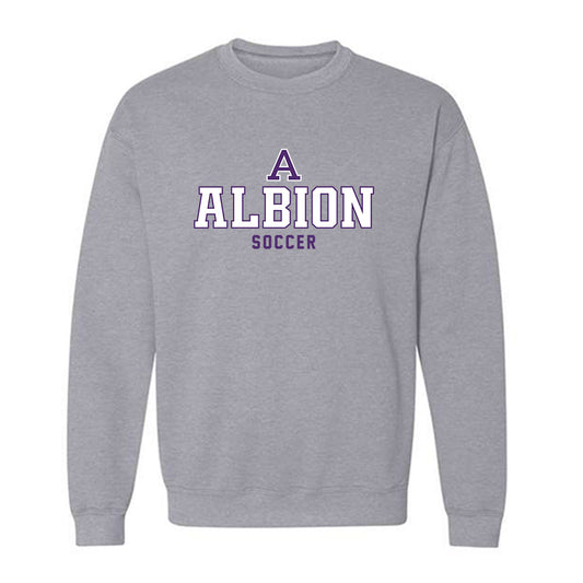 Albion - NCAA Men's Soccer : Connor Scripps Ewing - Classic Shersey Crewneck Sweatshirt-0