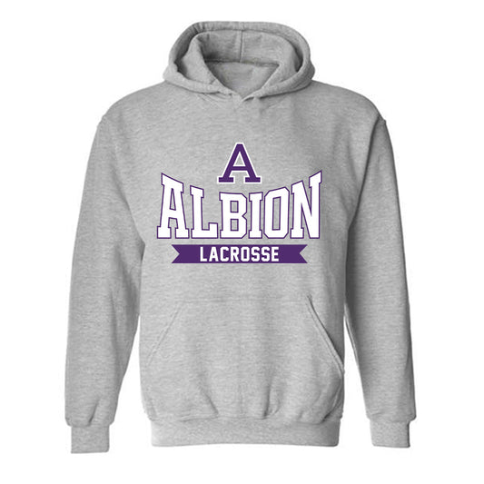 Albion - NCAA Men's Lacrosse : Jayden Sloan - Classic Shersey Hooded Sweatshirt-0