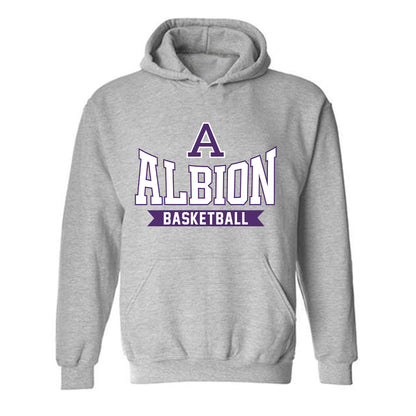 Albion - NCAA Men's Basketball : Dwayne Ray - Classic Shersey Hooded Sweatshirt-0