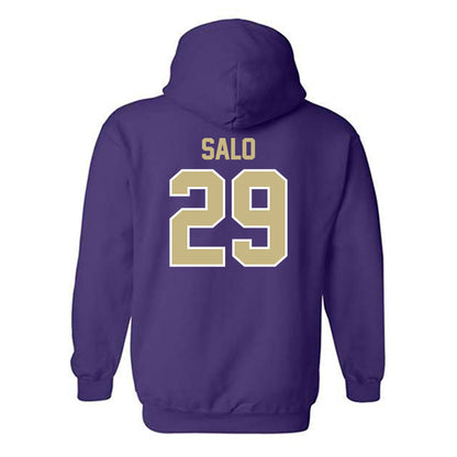 Albion - NCAA Women's Soccer : Chloe Salo - Classic Shersey Hooded Sweatshirt-1