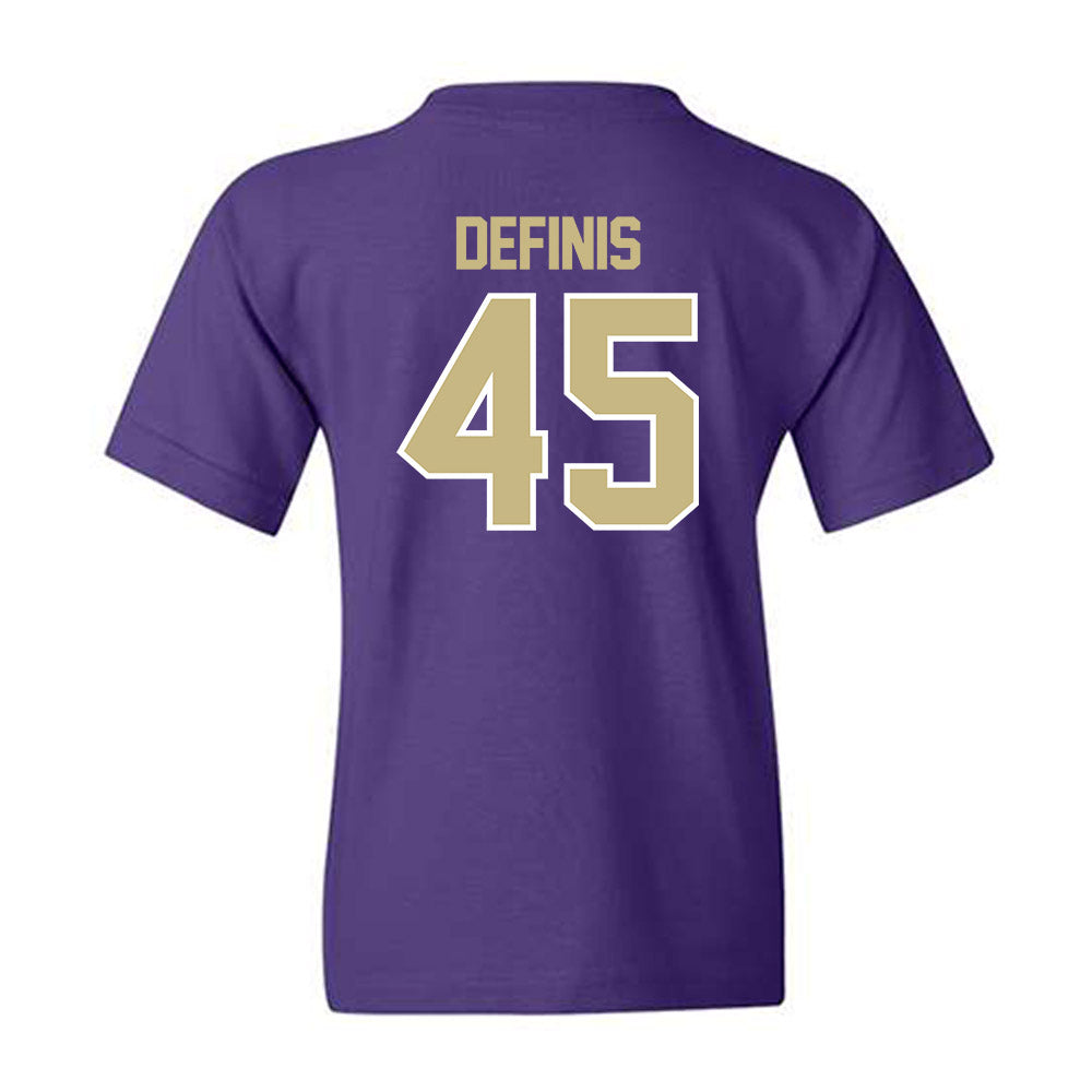 Albion - NCAA Baseball : Alex DeFinis - Classic Shersey Youth T-Shirt-1