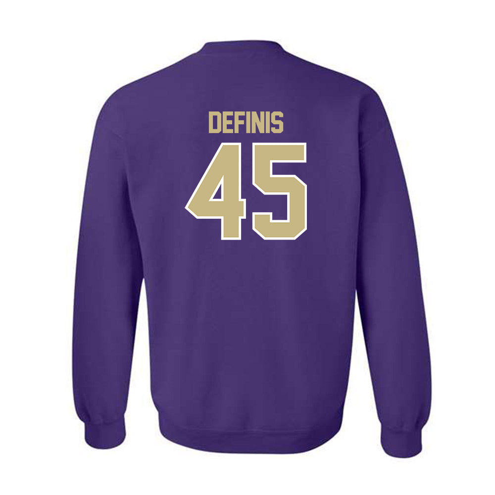 Albion - NCAA Baseball : Alex DeFinis - Classic Shersey Crewneck Sweatshirt-1