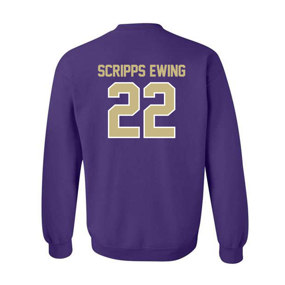 Albion - NCAA Men's Soccer : Connor Scripps Ewing - Classic Shersey Crewneck Sweatshirt-1