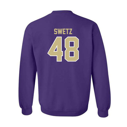 Albion - NCAA Football : Landen Swetz - Classic Shersey Crewneck Sweatshirt-1