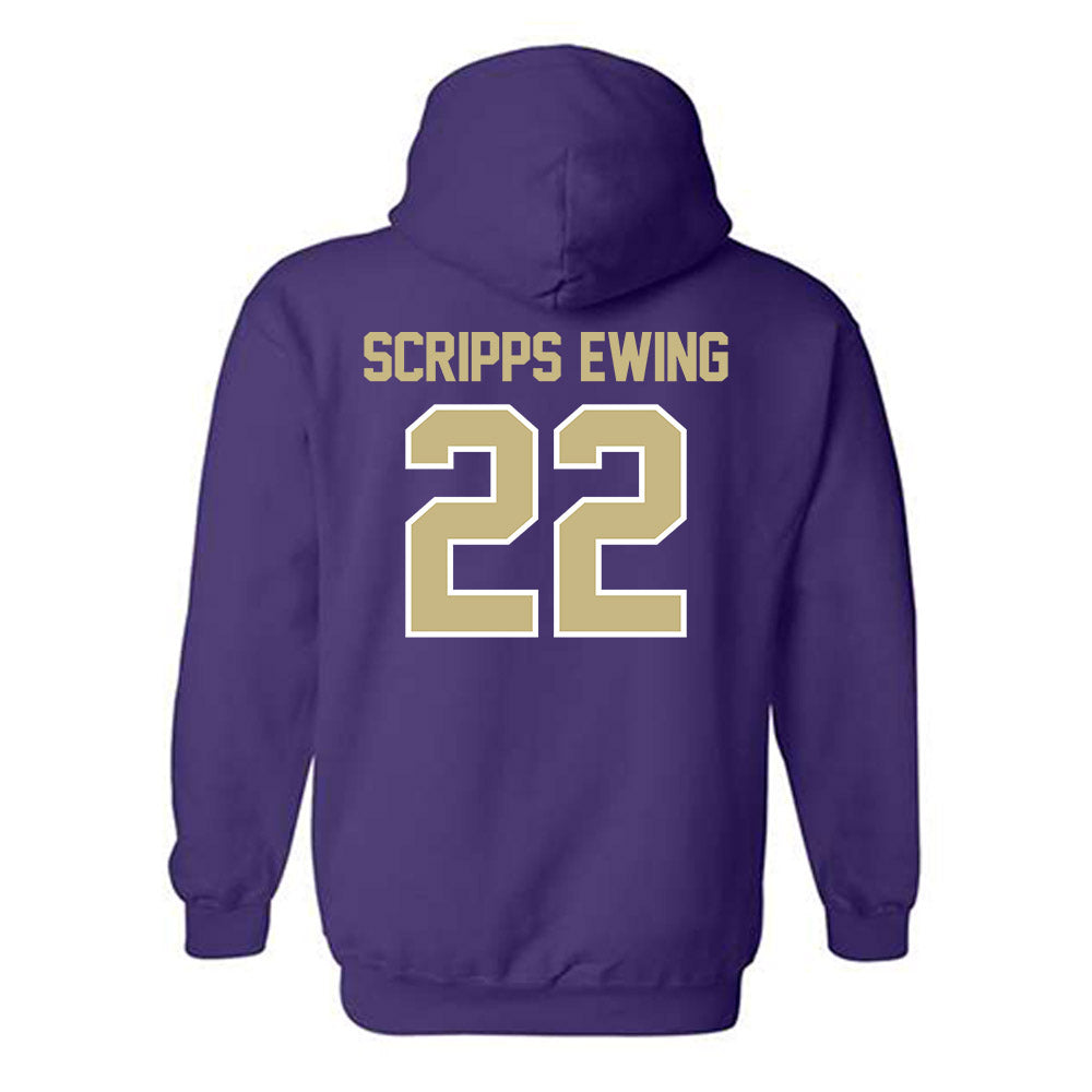 Albion - NCAA Men's Soccer : Connor Scripps Ewing - Classic Shersey Hooded Sweatshirt-1