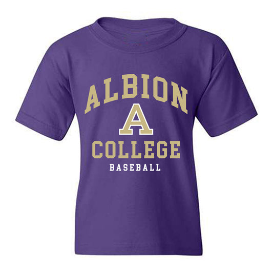 Albion - NCAA Baseball : Alex DeFinis - Classic Shersey Youth T-Shirt-0