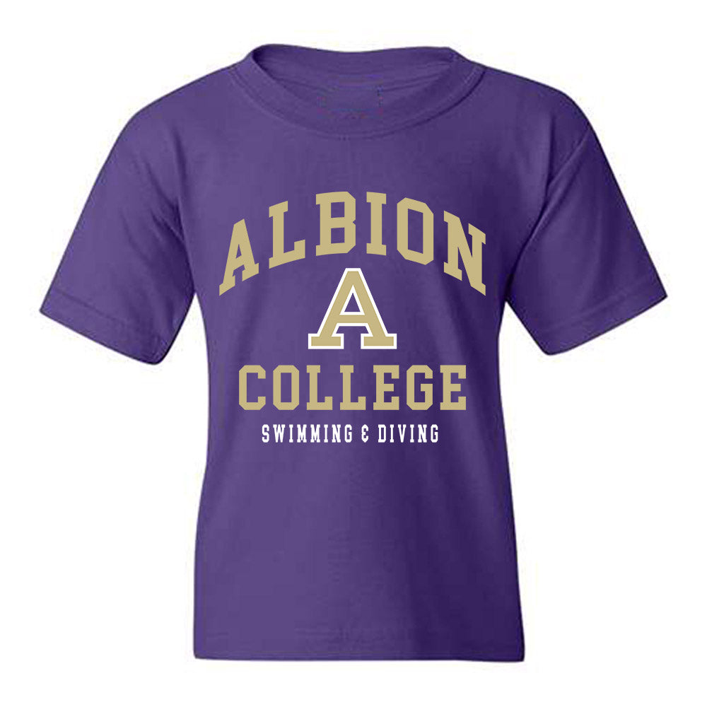 Albion - NCAA Men's Swimming & Diving : Cameron Thompson - Classic Shersey Youth T-Shirt-0