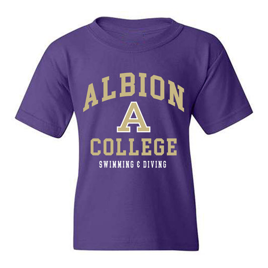 Albion - NCAA Men's Swimming & Diving : Cameron Thompson - Classic Shersey Youth T-Shirt-0