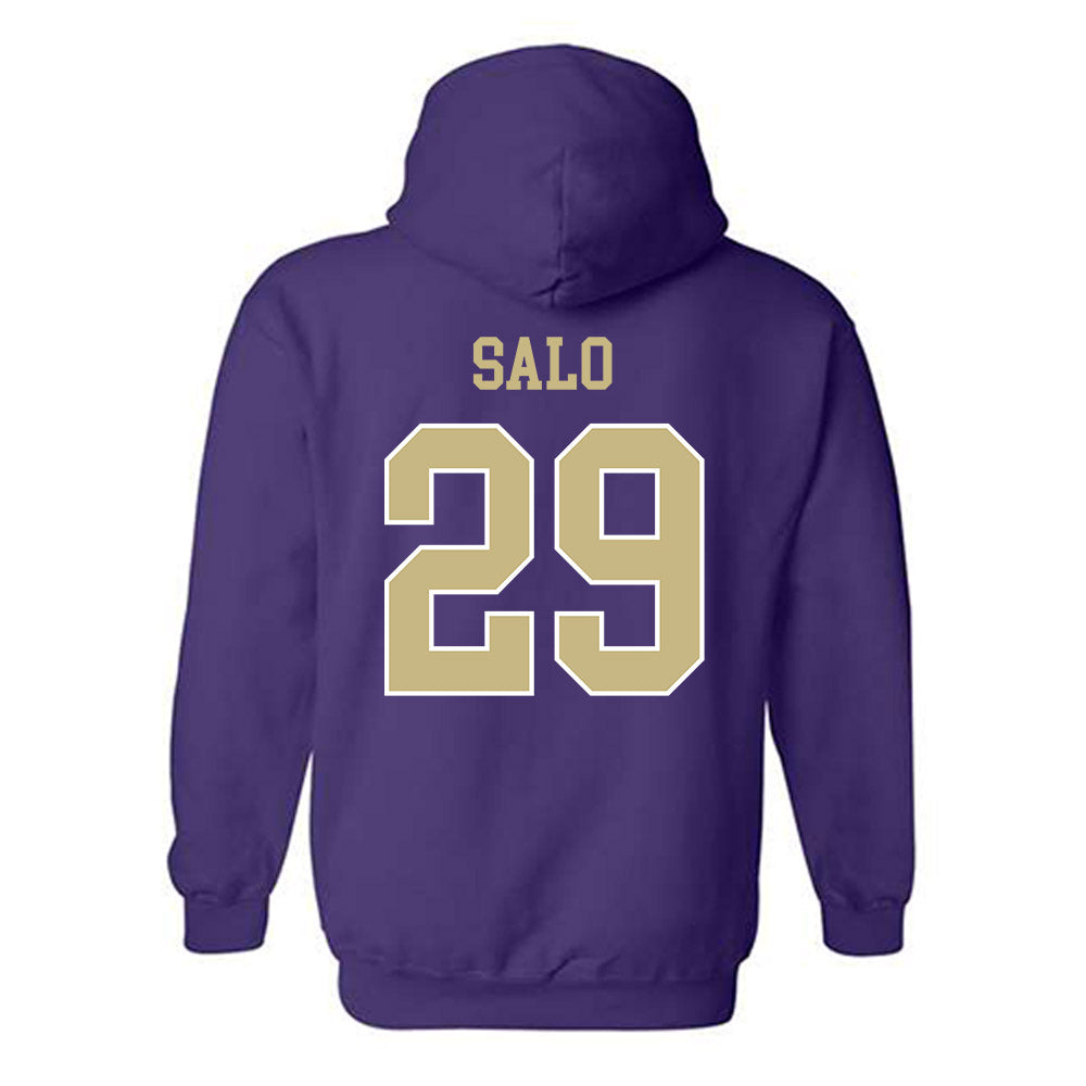 Albion - NCAA Women's Soccer : Chloe Salo - Classic Fashion Shersey Hooded Sweatshirt-1