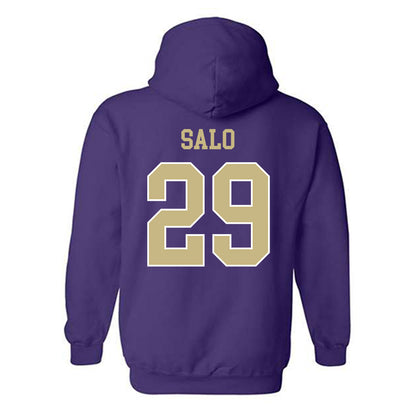 Albion - NCAA Women's Soccer : Chloe Salo - Classic Fashion Shersey Hooded Sweatshirt-1