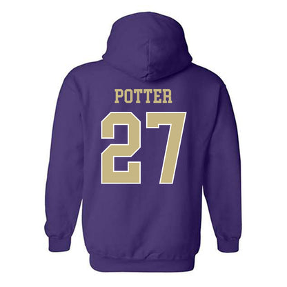 Albion - NCAA Football : Jayden Potter - Classic Fashion Shersey Hooded Sweatshirt-1