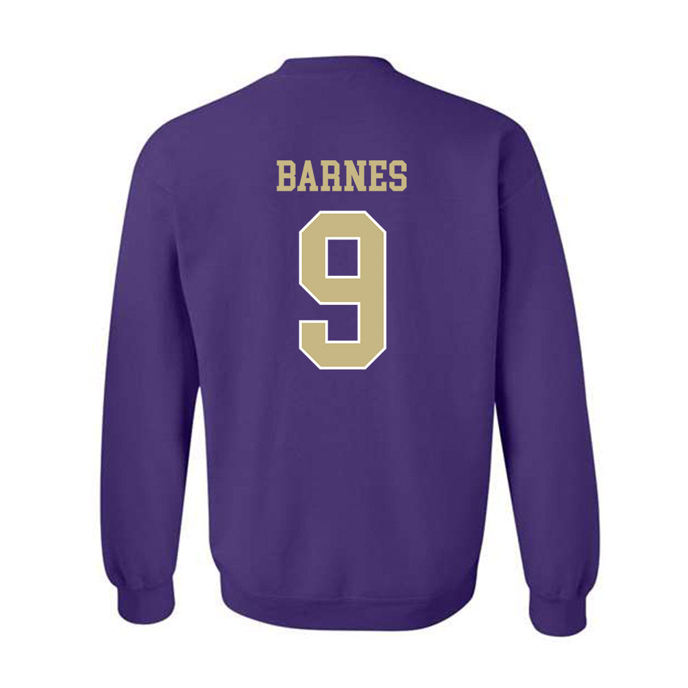 Albion - NCAA Football : LeAndre Barnes - Classic Fashion Shersey Crewneck Sweatshirt-1