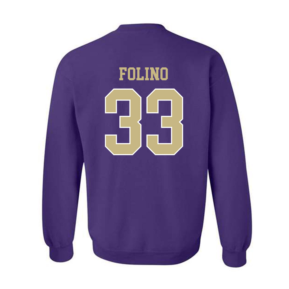 Albion - NCAA Men's Soccer : Simone Folino - Classic Fashion Shersey Crewneck Sweatshirt-1