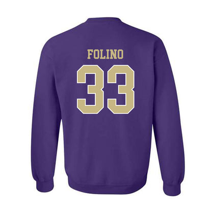 Albion - NCAA Men's Soccer : Simone Folino - Classic Fashion Shersey Crewneck Sweatshirt-1