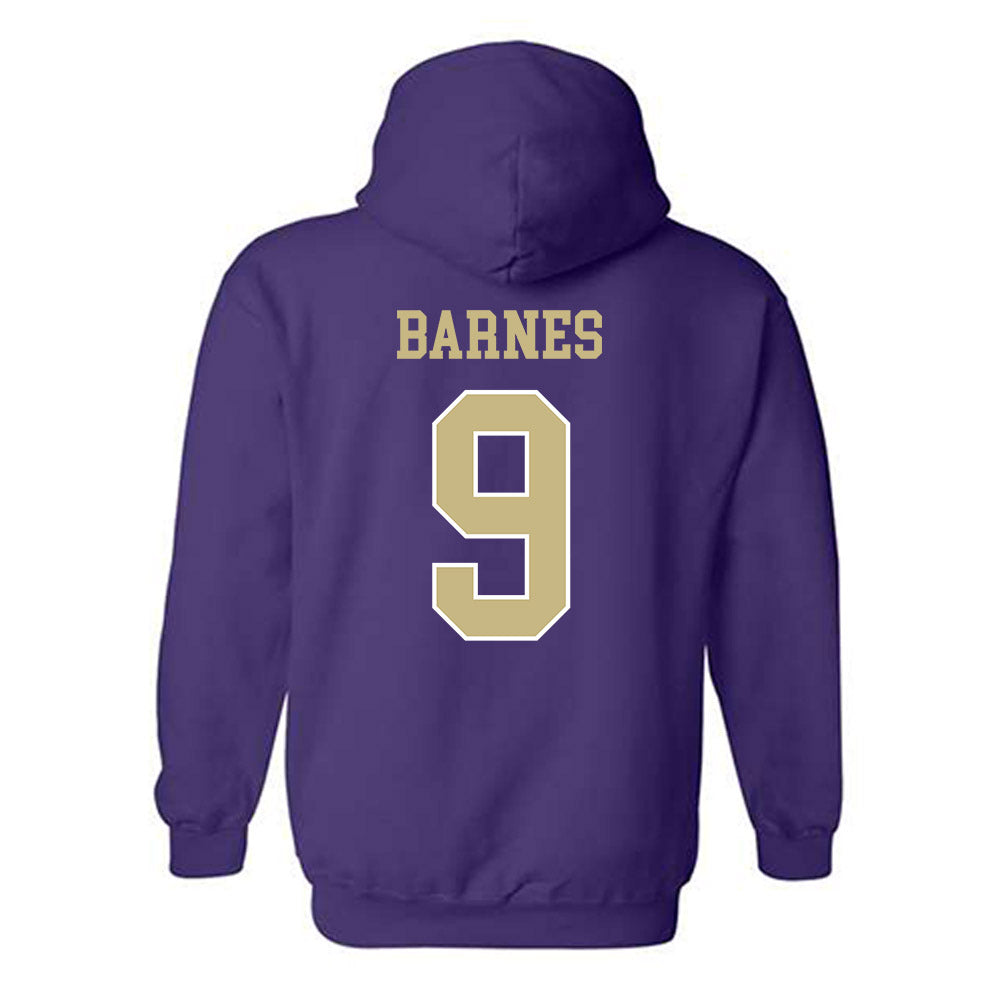 Albion - NCAA Football : LeAndre Barnes - Classic Fashion Shersey Hooded Sweatshirt-1