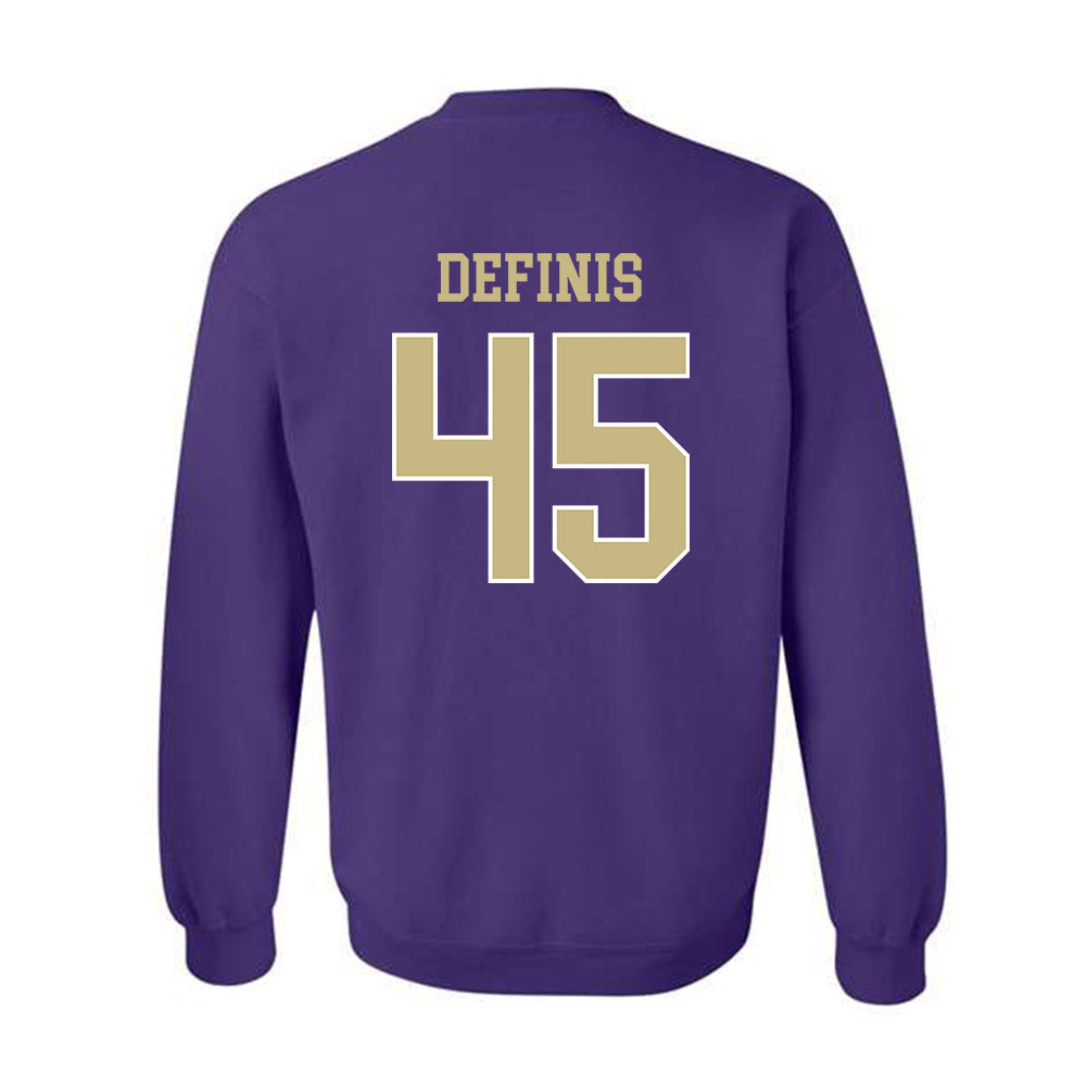 Albion - NCAA Baseball : Alex DeFinis - Classic Fashion Shersey Crewneck Sweatshirt-1