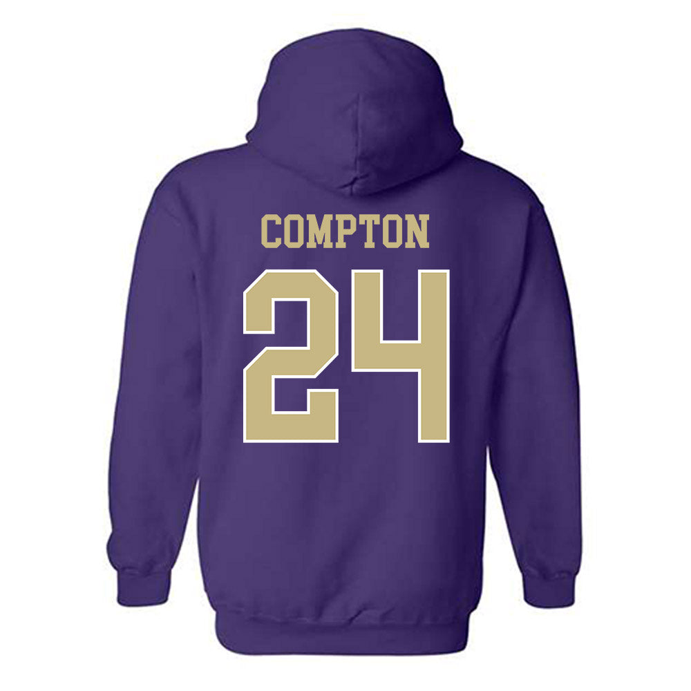 Albion - NCAA Men's Lacrosse : Matthew Compton - Classic Fashion Shersey Hooded Sweatshirt-1