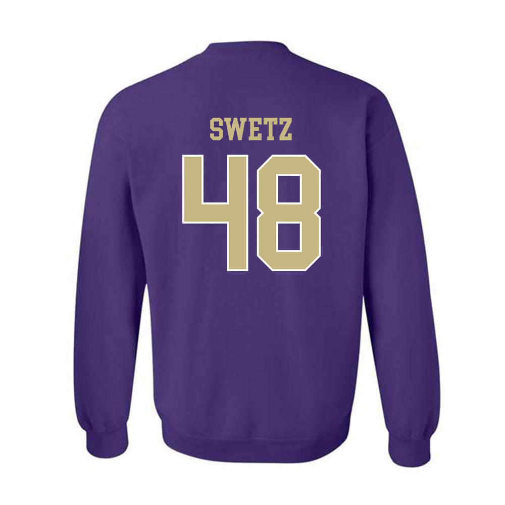 Albion - NCAA Football : Landen Swetz - Classic Fashion Shersey Crewneck Sweatshirt-1